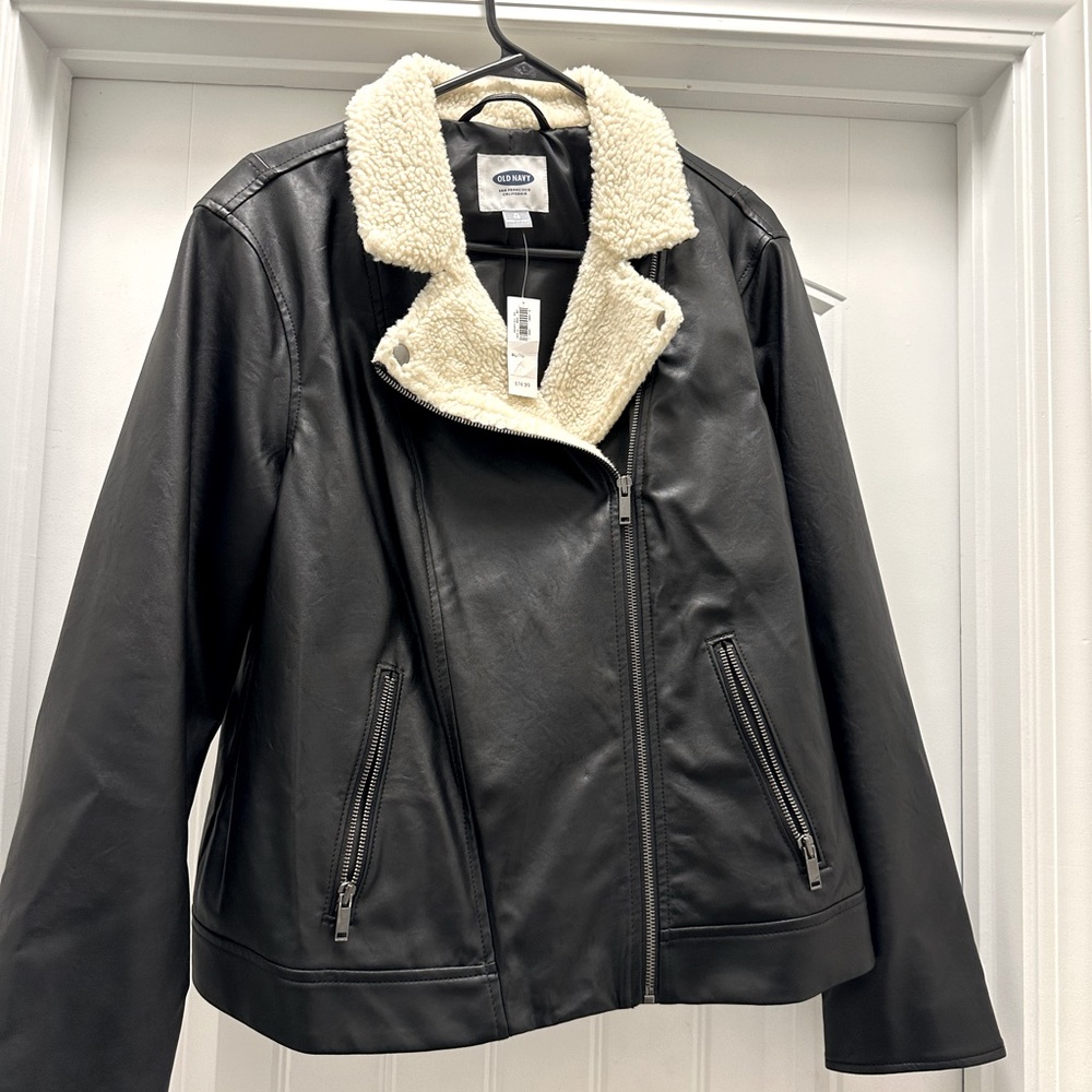 Old Navy Faux Leather coat